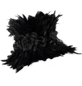 Black Feather 'Tufa' Collar