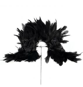 Black Feather 'Tufa' Collar