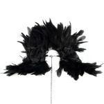 Black Feather 'Tufa' Collar