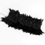 Black Feather 'Tufa' Collar