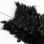 Black Feather 'Tufa' Collar