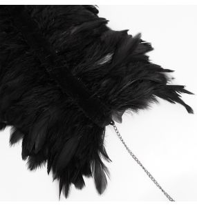 Black Feather 'Tufa' Collar