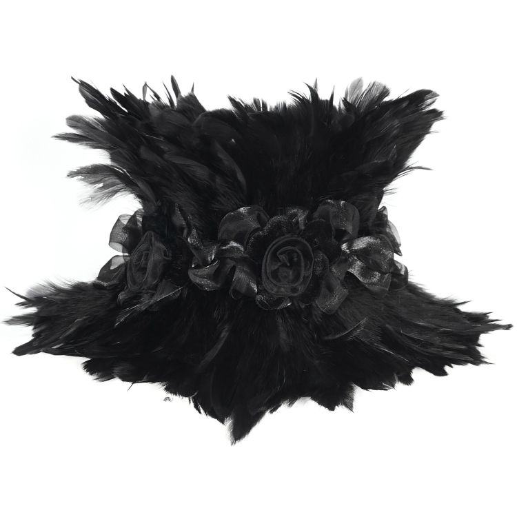 Black Feather 'Tufa' Collar