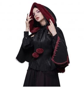 Cape 'Cassandra' Noire et Rouge