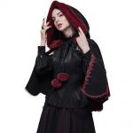 Cape 'Cassandra' Noire et Rouge