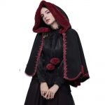 Cape 'Cassandra' Noire et Rouge