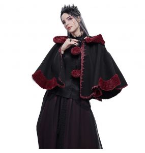 Cape 'Cassandra' Noire et Rouge