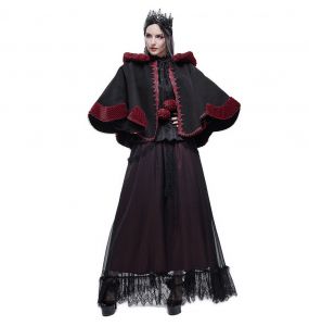 Cape 'Cassandra' Noire et Rouge