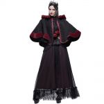 Cape 'Cassandra' Noire et Rouge