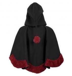 Cape 'Cassandra' Noire et Rouge