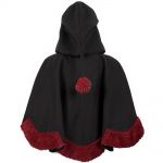 Cape 'Cassandra' Noire et Rouge