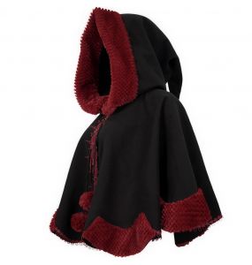 Cape 'Cassandra' Noire et Rouge