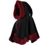 Cape 'Cassandra' Noire et Rouge