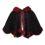 Cape 'Cassandra' Noire et Rouge