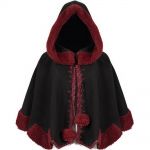 Cape 'Cassandra' Noire et Rouge