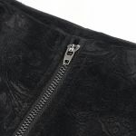 Black Brocade 'Vultuulf' Pants