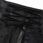 Black Brocade 'Vultuulf' Pants