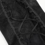 Black Brocade 'Vultuulf' Pants