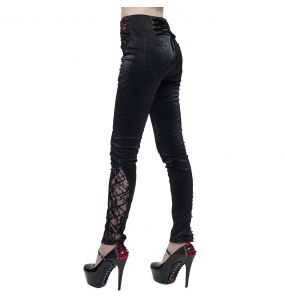 Black Brocade 'Vultuulf' Pants