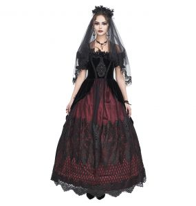 Black 'Liuva' Gothic Wedding Veil