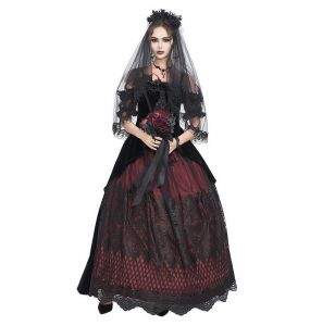 Black 'Liuva' Gothic Wedding Veil