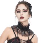 Choker 'Avagisa' en Dentelle Noire