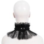 Choker 'Avagisa' en Dentelle Noire