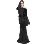 Black 'Modaharius' High Wasted Long Skirt