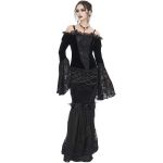 Black 'Modaharius' High Wasted Long Skirt