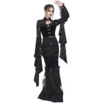 Black 'Modaharius' High Wasted Long Skirt