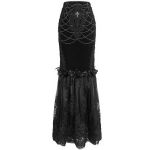 Longue Jupe Taille Haute 'Modaharius' Noire