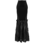 Black 'Modaharius' High Wasted Long Skirt