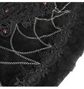 Longue Jupe Taille Haute 'Modaharius' Noire