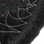 Longue Jupe Taille Haute 'Modaharius' Noire