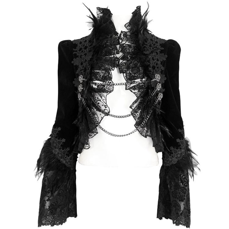 Black 'Liuva' Bolero Jacket