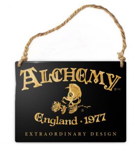 Panneau 'Alchemy England 1977' en Métal Émaillé