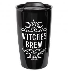 Black 'Witches Brew' Double Walled Mug