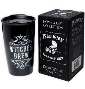 Black 'Witches Brew' Double Walled Mug