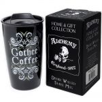 Black 'Gothee Coffee' Double Walled Mug