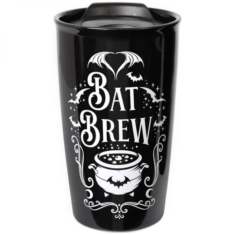 Mug à Double Paroi 'Bat Brew' Noir