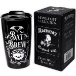 Black 'Bat Brew' Double Walled Mug