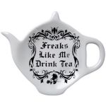 Ceramic Freaks Like Me Drink Tea Spoon Rest