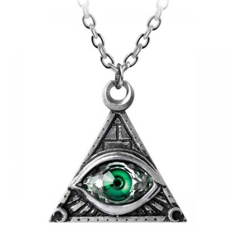 Pendentif 'Eye of Providence' Vert