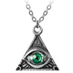 Pendentif 'Eye of Providence' Vert