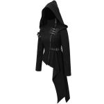 Veste Asymétrique à Capuche 'Badriyah' Noire