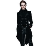 Black Velvet 'Algonda' Swallow Tail Jacket