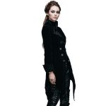 Black Velvet 'Algonda' Swallow Tail Jacket