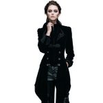 Black Velvet 'Algonda' Swallow Tail Jacket