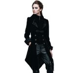 Black Velvet 'Algonda' Swallow Tail Jacket