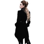 Black Velvet 'Algonda' Swallow Tail Jacket